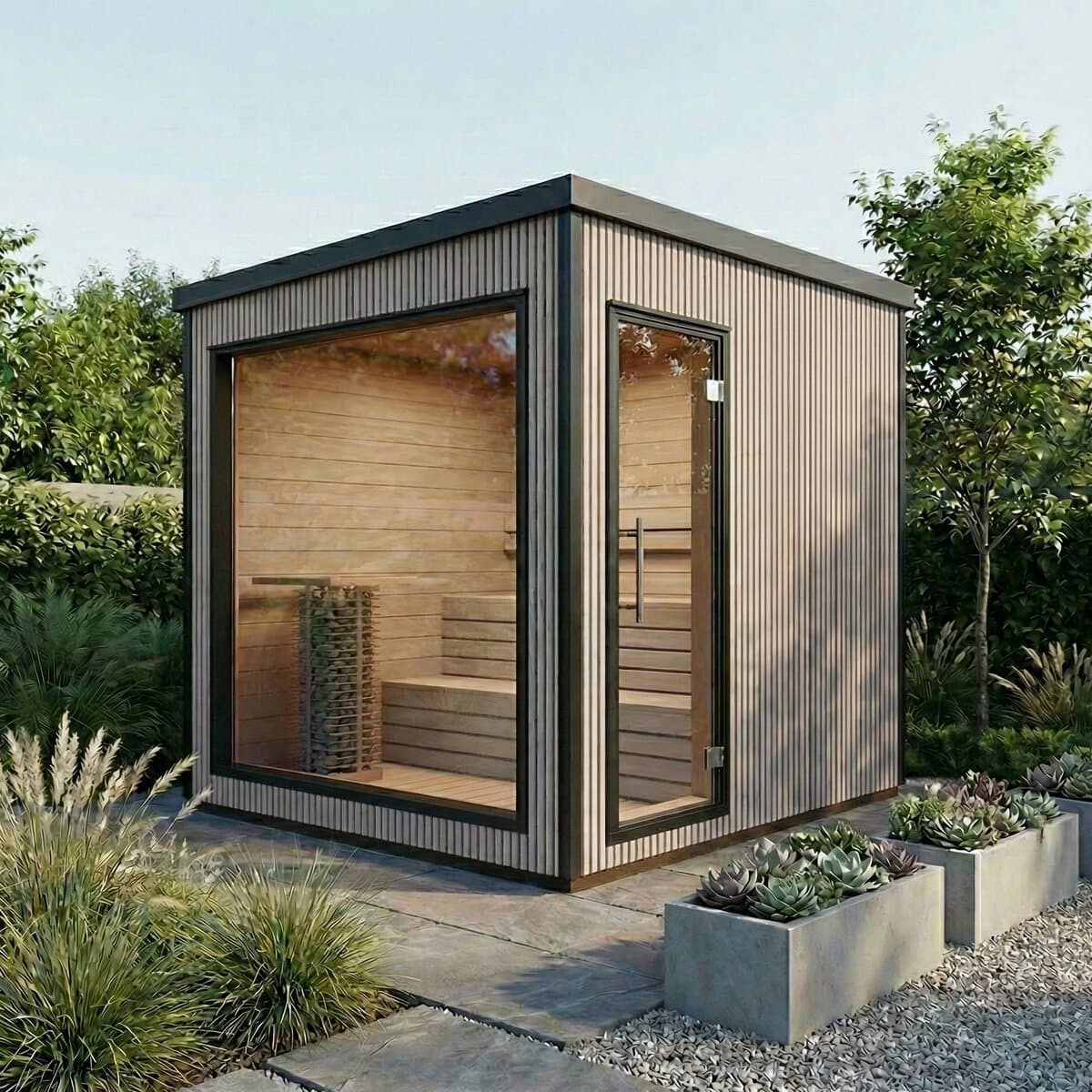 FINKA Keitele — šedý obklad